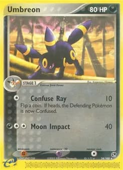 Umbreon card in English