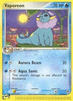 Vaporeon card in English