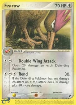 Fearow card in English