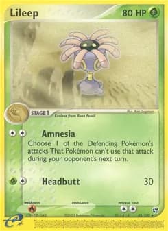 Lileep card in English