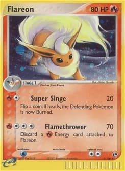 Flareon card in English
