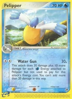 Pelipper card in English