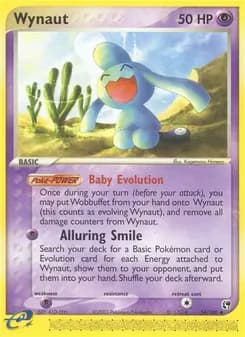 Wynaut card in English