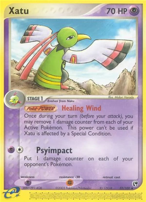 Xatu card in English