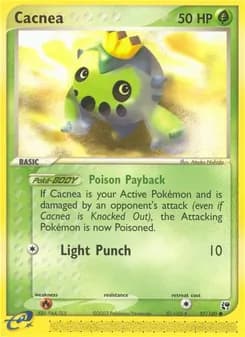 Cacnea card in English