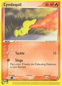 Cyndaquil card in English