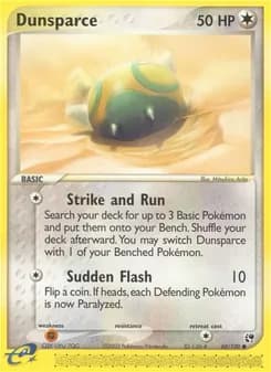 Dunsparce card in English