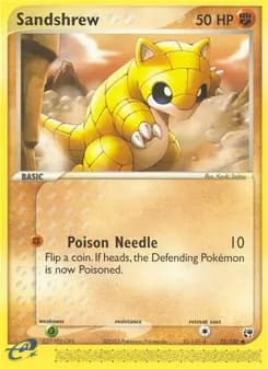 Sandshrew card in English