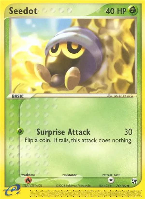 Seedot card in English