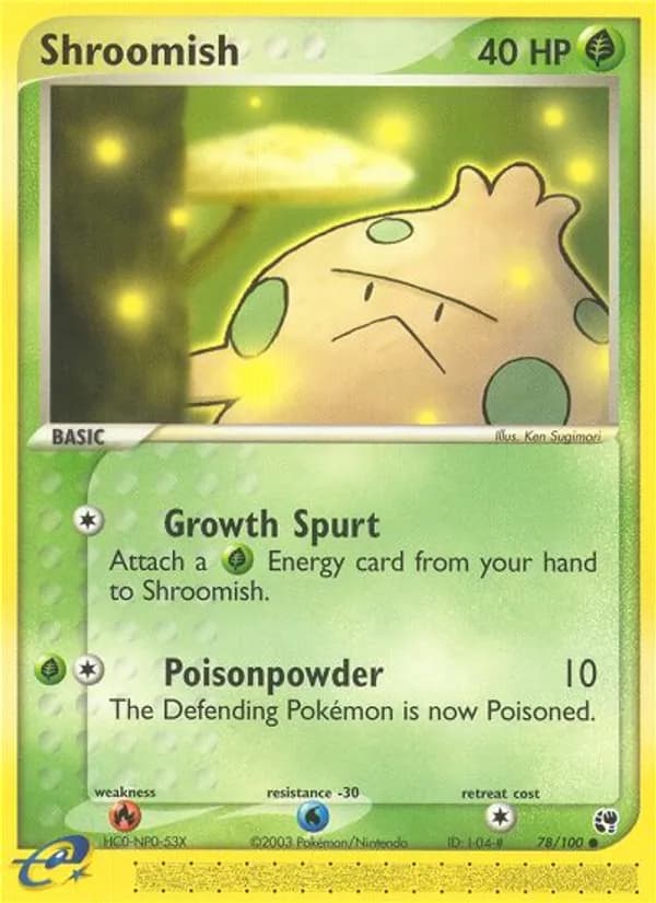 Shroomish card in English