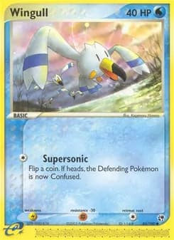 Wingull card in English