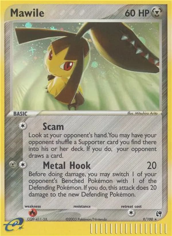 Mawile card in English