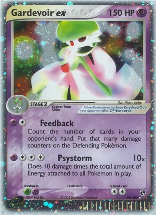 Gardevoir ex card in English