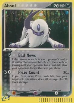 Absol card in English