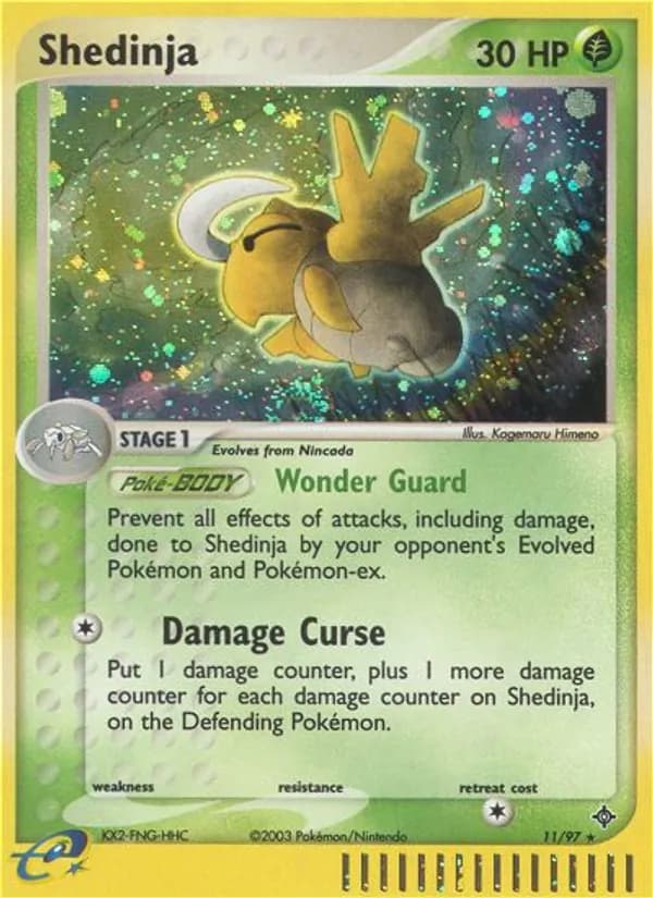 Shedinja card in English