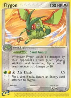 Flygon card in English