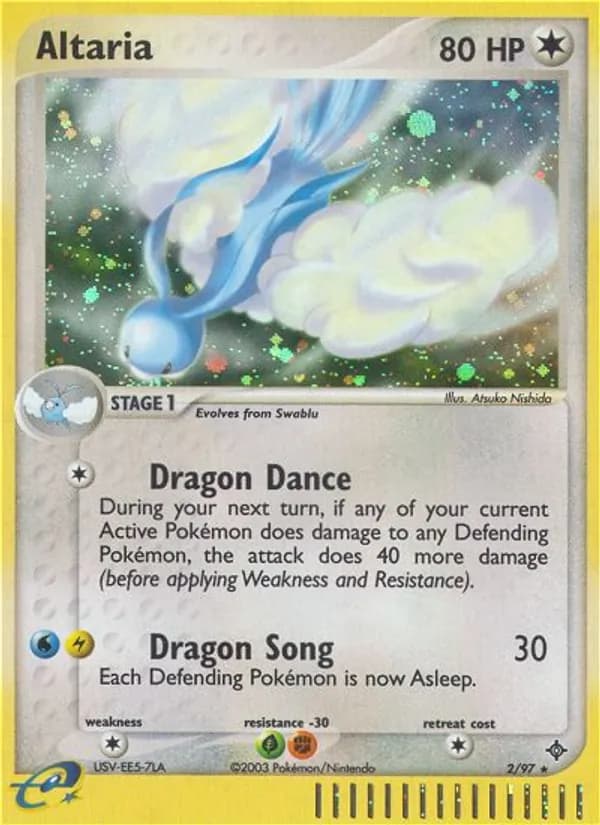 Altaria card in English