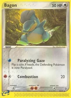 Bagon card in English