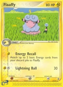 Flaaffy card in English