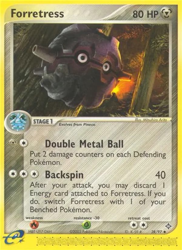 Forretress card in English