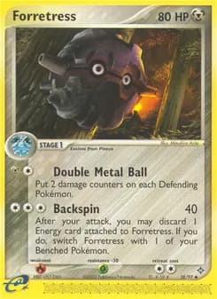 Forretress card in English