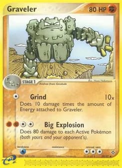 Graveler card in English