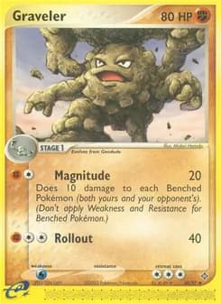 Graveler card in English