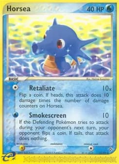Horsea card in English