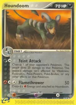 Houndoom card in English