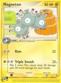 Magneton card in English