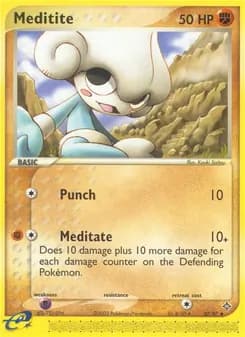 Meditite card in English