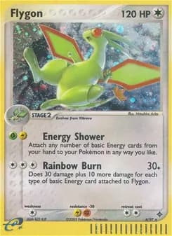 Flygon card in English