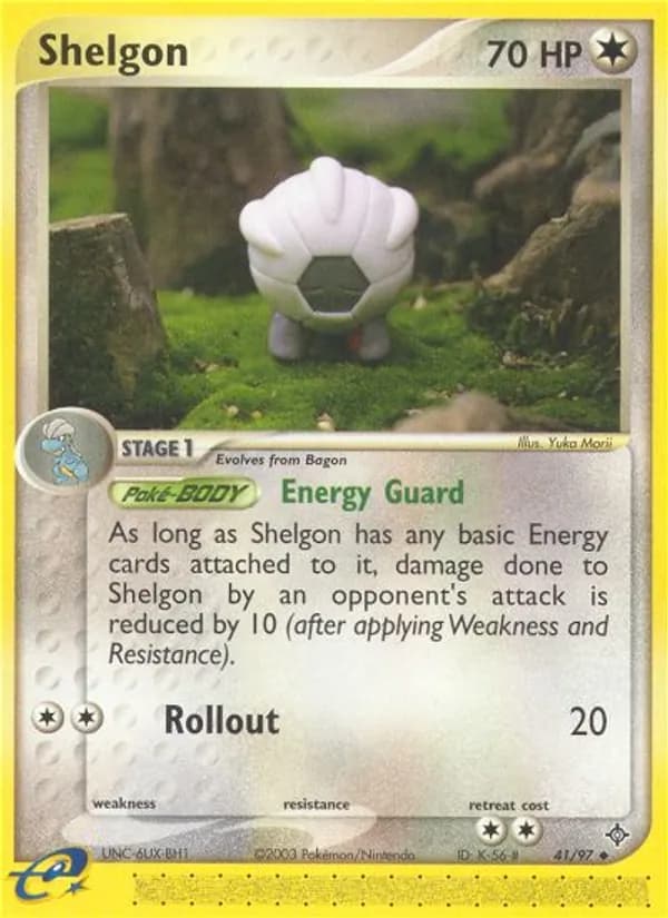 Shelgon card in English