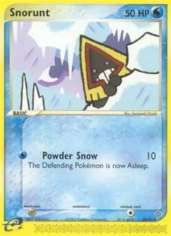 Snorunt card in English