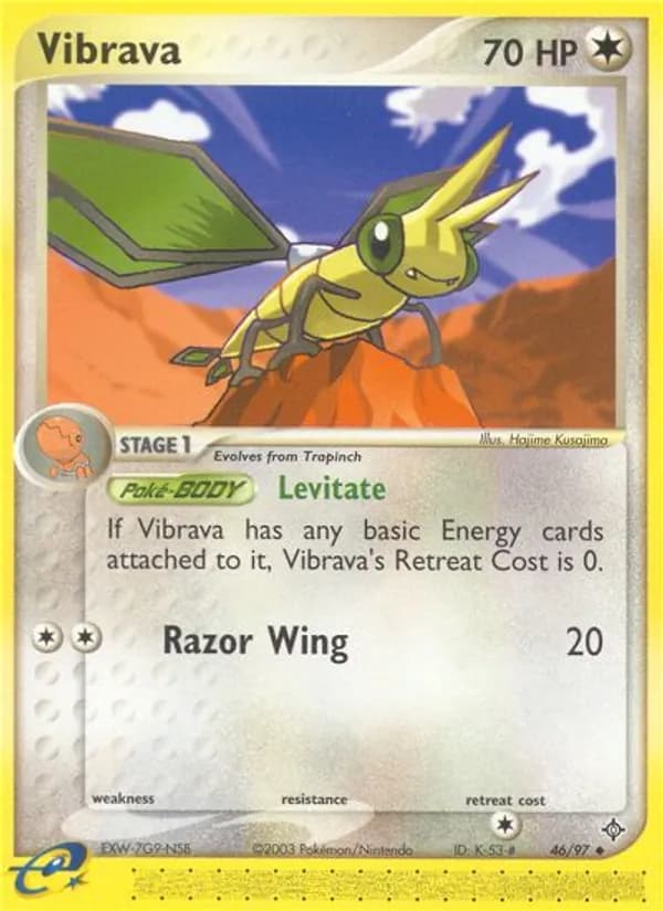 Vibrava card in English