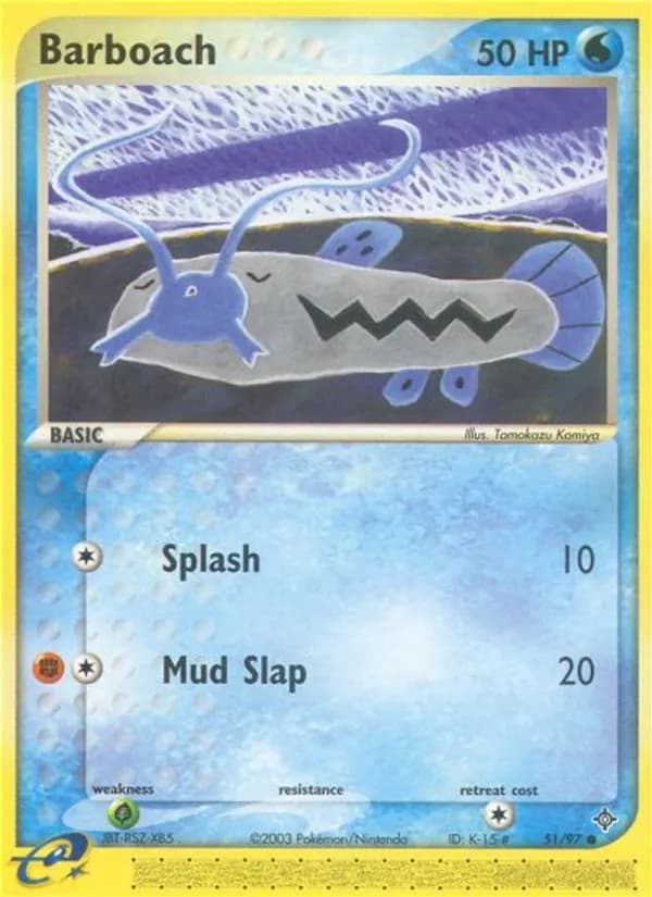 Barboach card in English