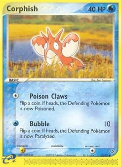 Corphish card in English