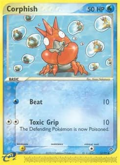 Corphish card in English