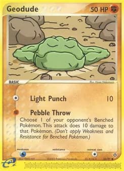 Geodude card in English