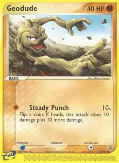 Geodude card in English