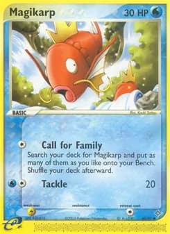 Magikarp card in English