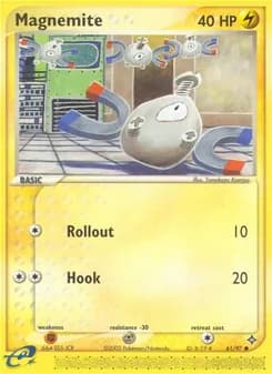 Magnemite card in English