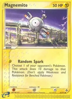 Magnemite card in English
