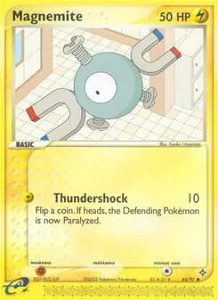 Magnemite card in English