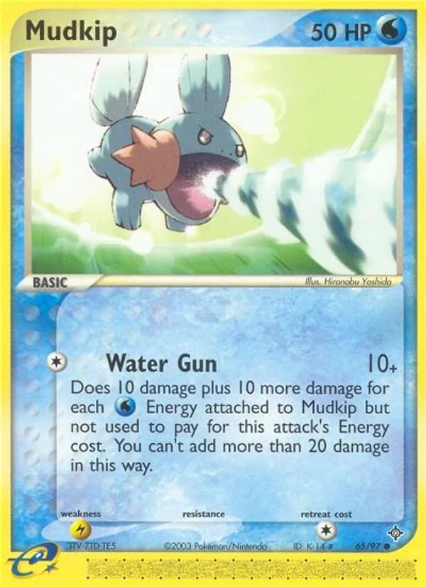 Mudkip card in English