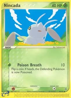 Nincada card in English