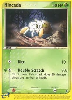 Nincada card in English