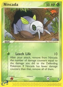 Nincada card in English