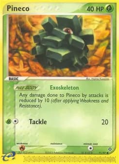 Pineco card in English