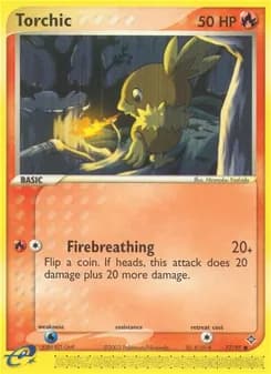 Torchic card in English